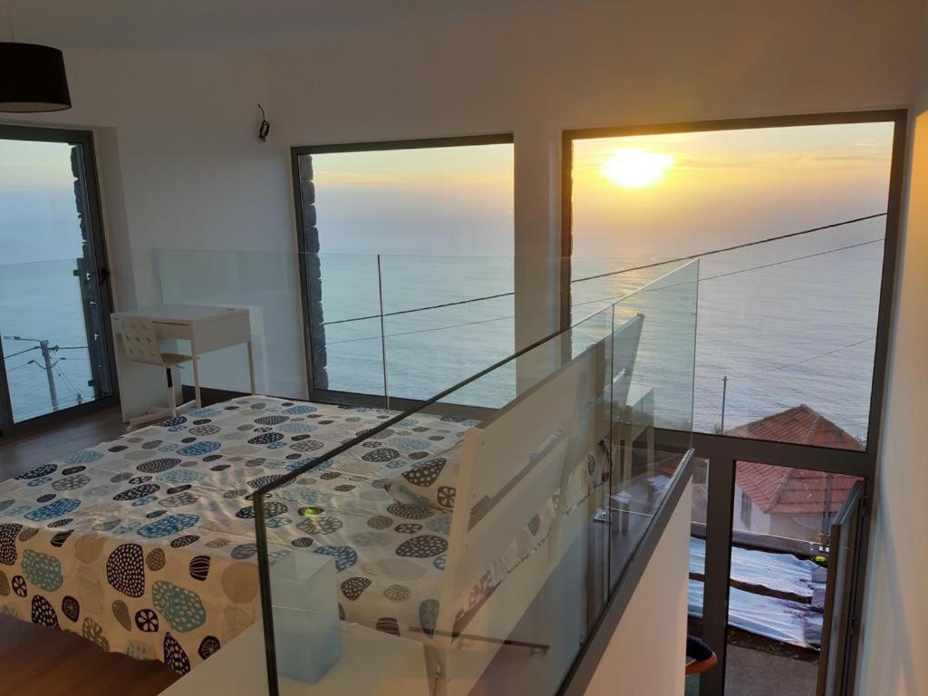 Refugio De Pedra Villa Faja da Ovelha Bagian luar foto